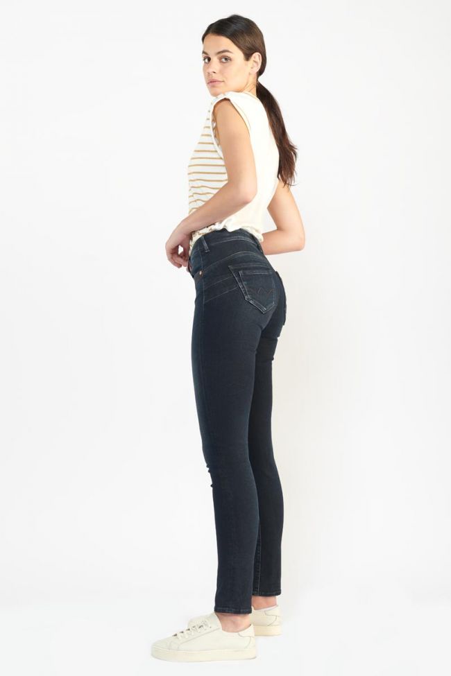 Line pulp slim taille haute jeans bleu-noir N°1